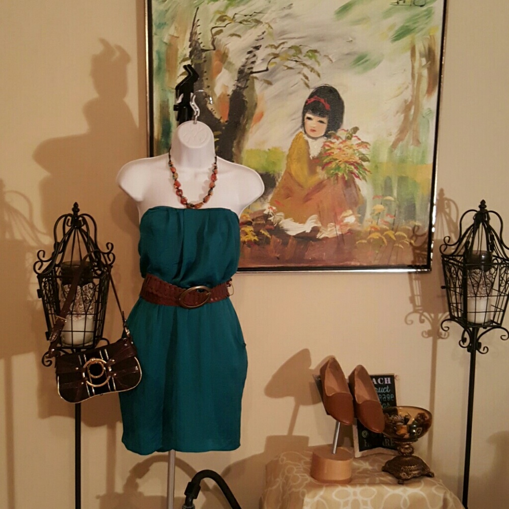 Strapless Babydoll Dress